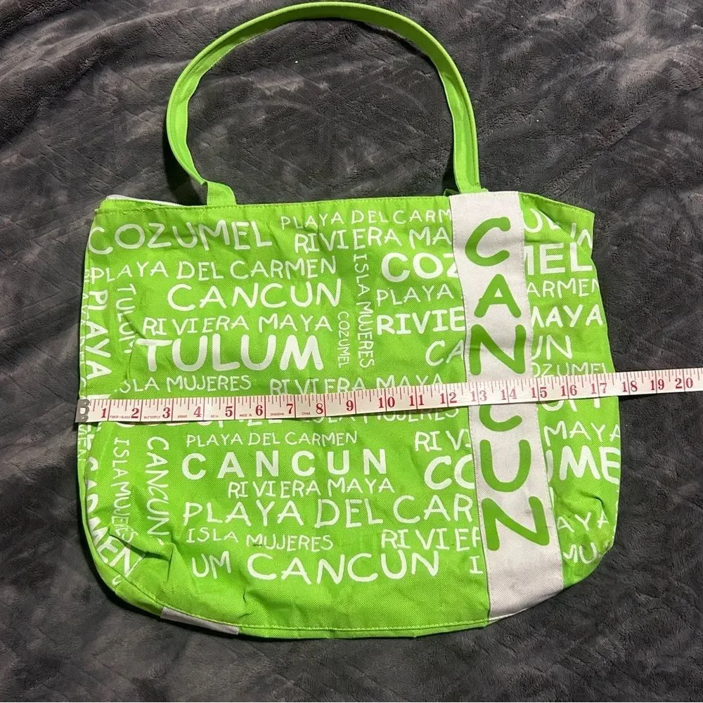 Green Mexico Cancun Tote Bag